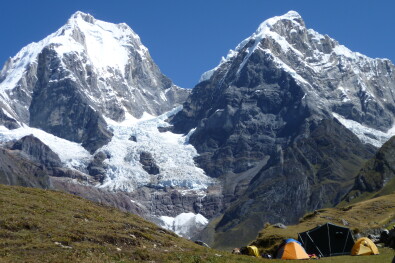 Hiking in the Peruvian Andes