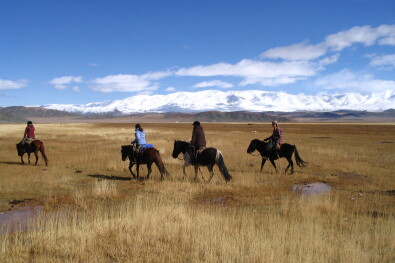 Riding on the Steppe
