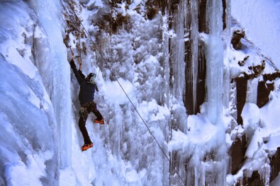 Winter Ice Climbing